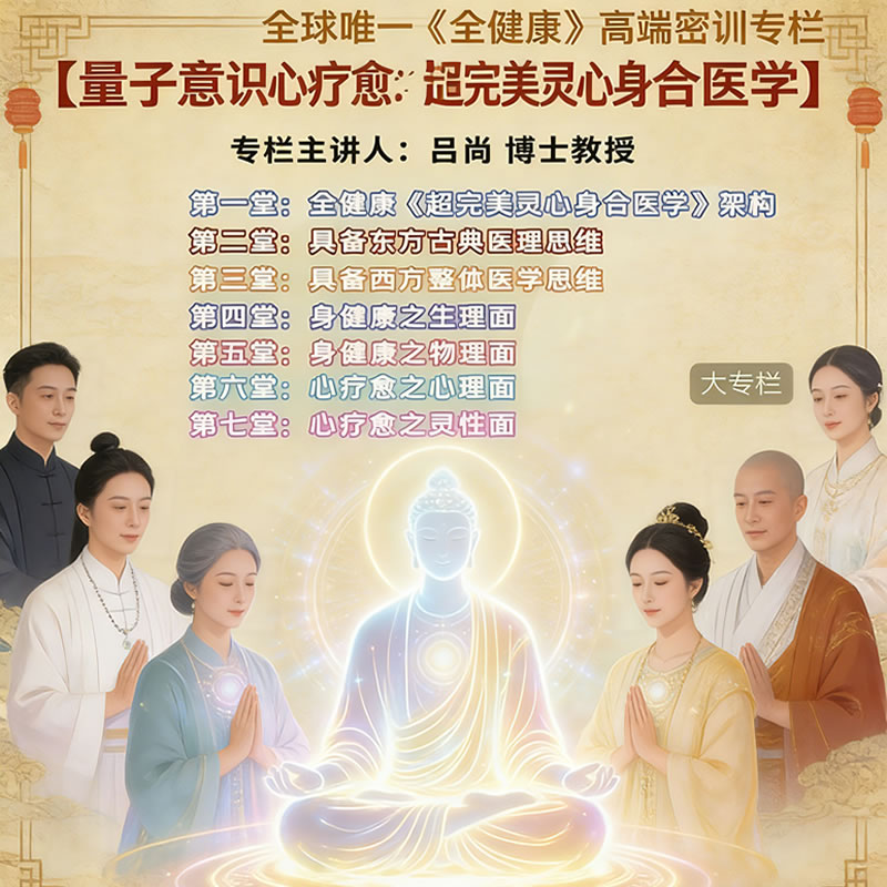吕尚【寻找现代药师佛】全球唯一《全健康》高端密训专栏2980 7集